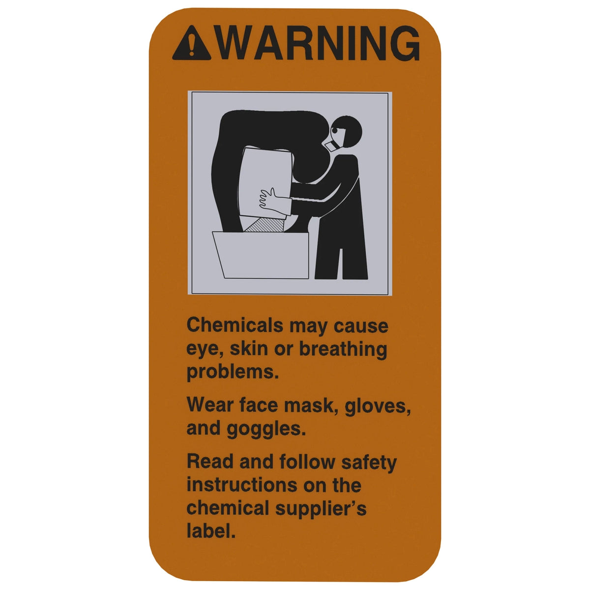 A54616: Fits John Deere A54616 Safety Sign, Warning, English – Genuine OEM