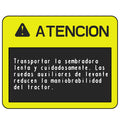 A55105: Fits John Deere A55105 Safety Sign, Caution, Spanish – Genuine OEM