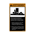 A62735: Fits John Deere A62735 Warning Label, Safety Sign, Mechanical Crush, French – Genuine OEM