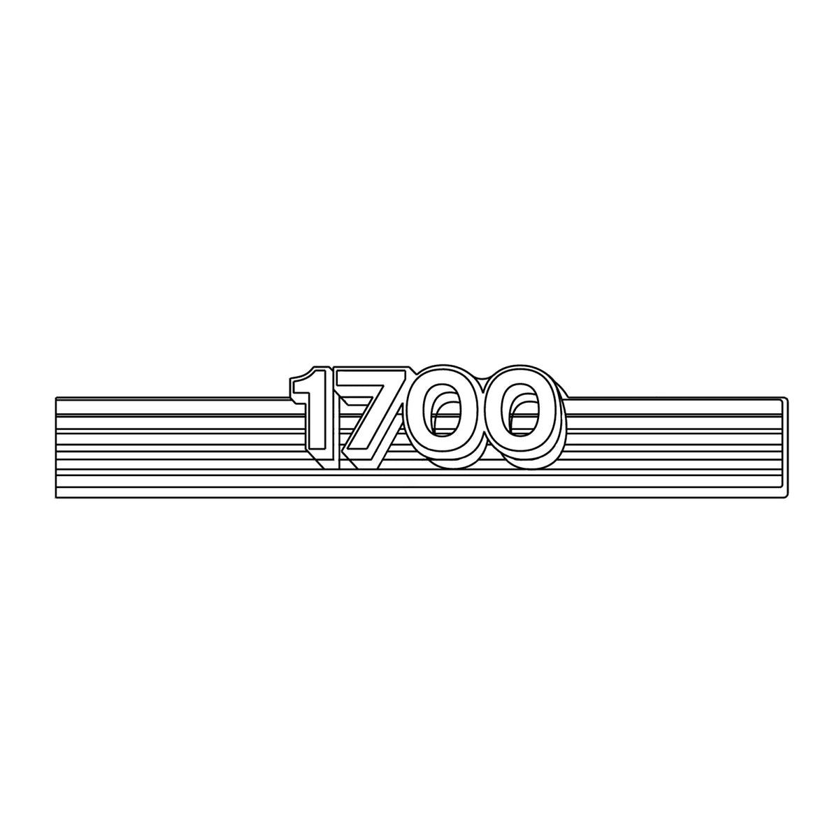 A69188: Fits John Deere A69188 1700 Model Designator Decal – Genuine OEM