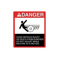 A72515: Fits John Deere A72515 Safety Danger Label – Genuine OEM