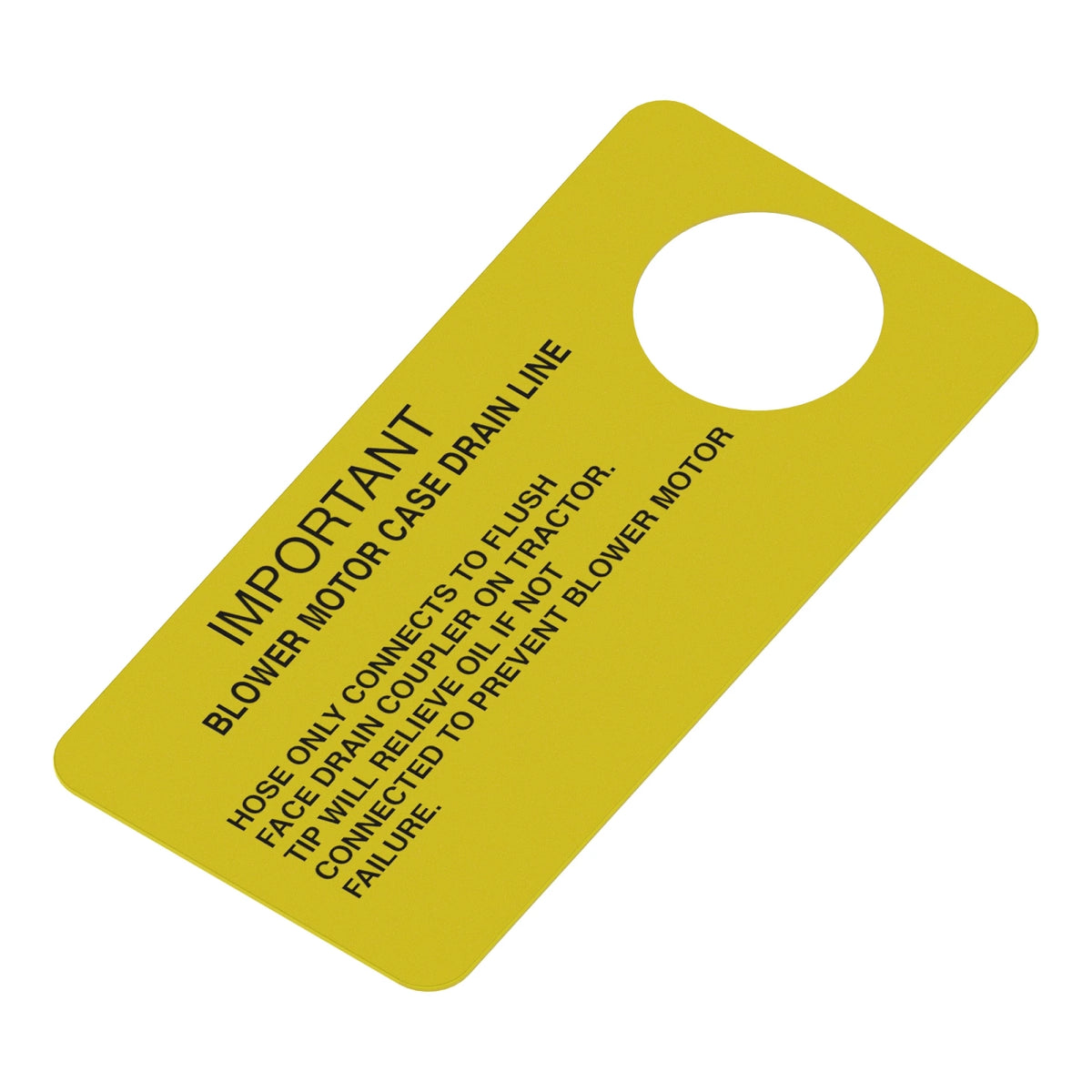 A79289: Fits John Deere A79289 Motor Drain Line Tag – Genuine OEM