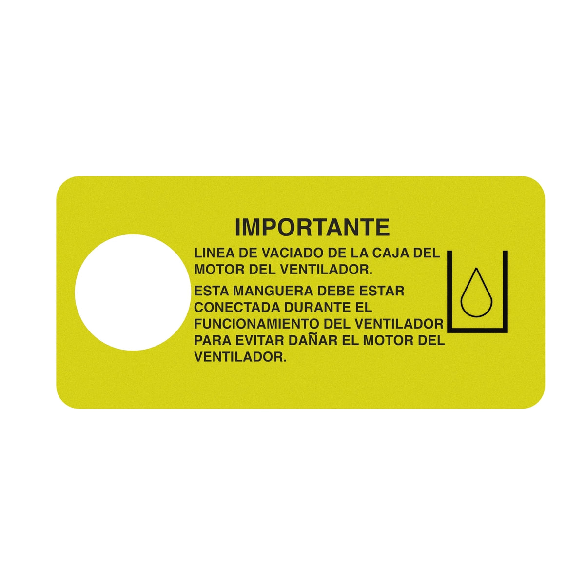 A79534: Fits John Deere A79534 Case Drain Label, Spanish – Genuine OEM