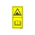 A83625: Fits John Deere A83625 Disconnect Position, Text Free Label – Genuine OEM