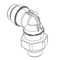 A85801: Fits John Deere A85801 90 Degree Elbow Fitting – Genuine OEM
