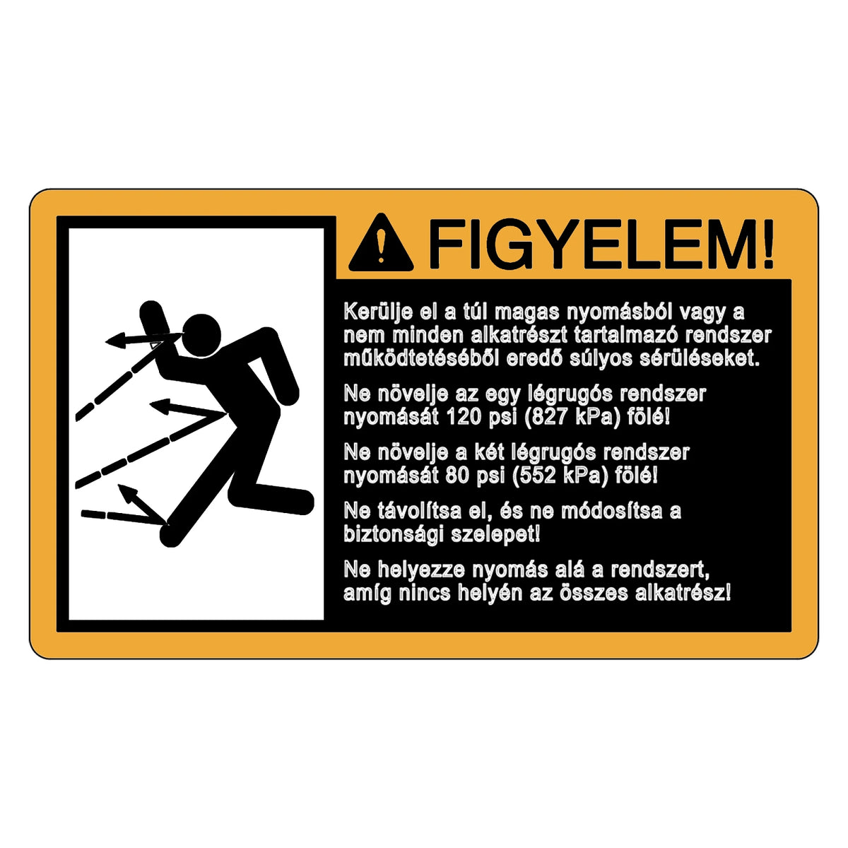 A90656: Fits John Deere A90656 Safety Sign Label, Thrown/Flying Object, Hungaria – Genuine OEM