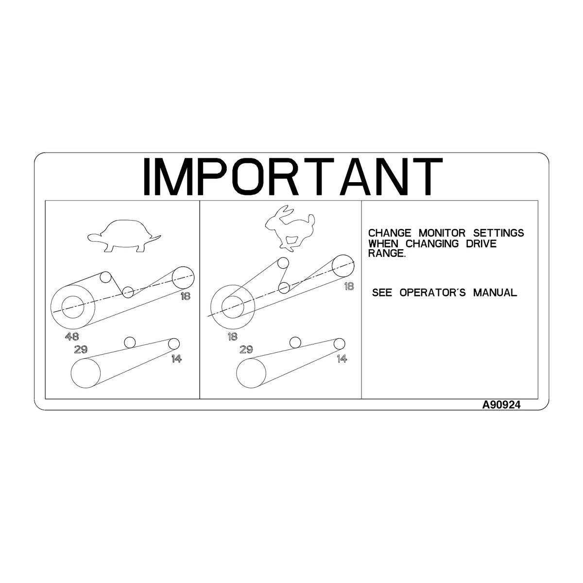 A90924: Fits John Deere A90924 Hi/Low Range – Genuine OEM