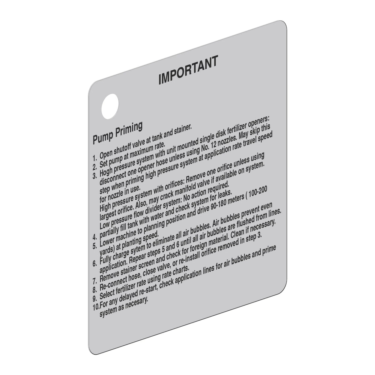 A91836: Fits John Deere A91836 Sign – Genuine OEM