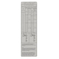 A93707: Fits John Deere A93707 Fertilizer Pump Rate Info 40 Inch, Label – Genuine OEM
