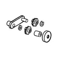 AA43282: Fits John Deere AA43282 Idler Sprocket Kit – Genuine OEM