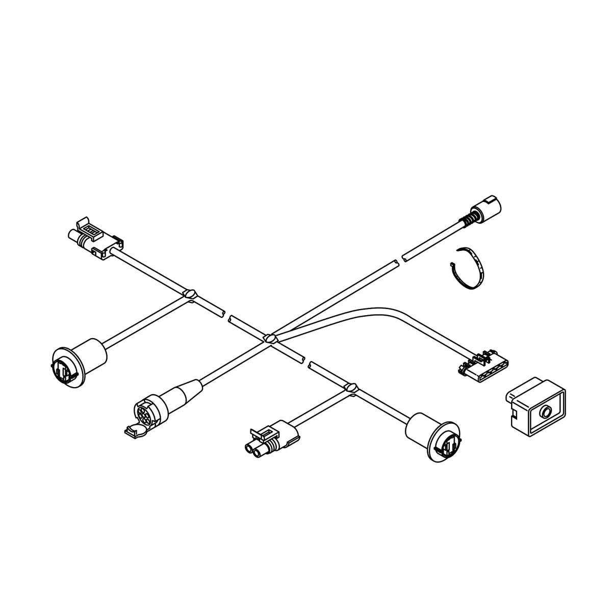 AA76580: Fits John Deere AA76580 Warning Light Wiring Harness – Genuine OEM