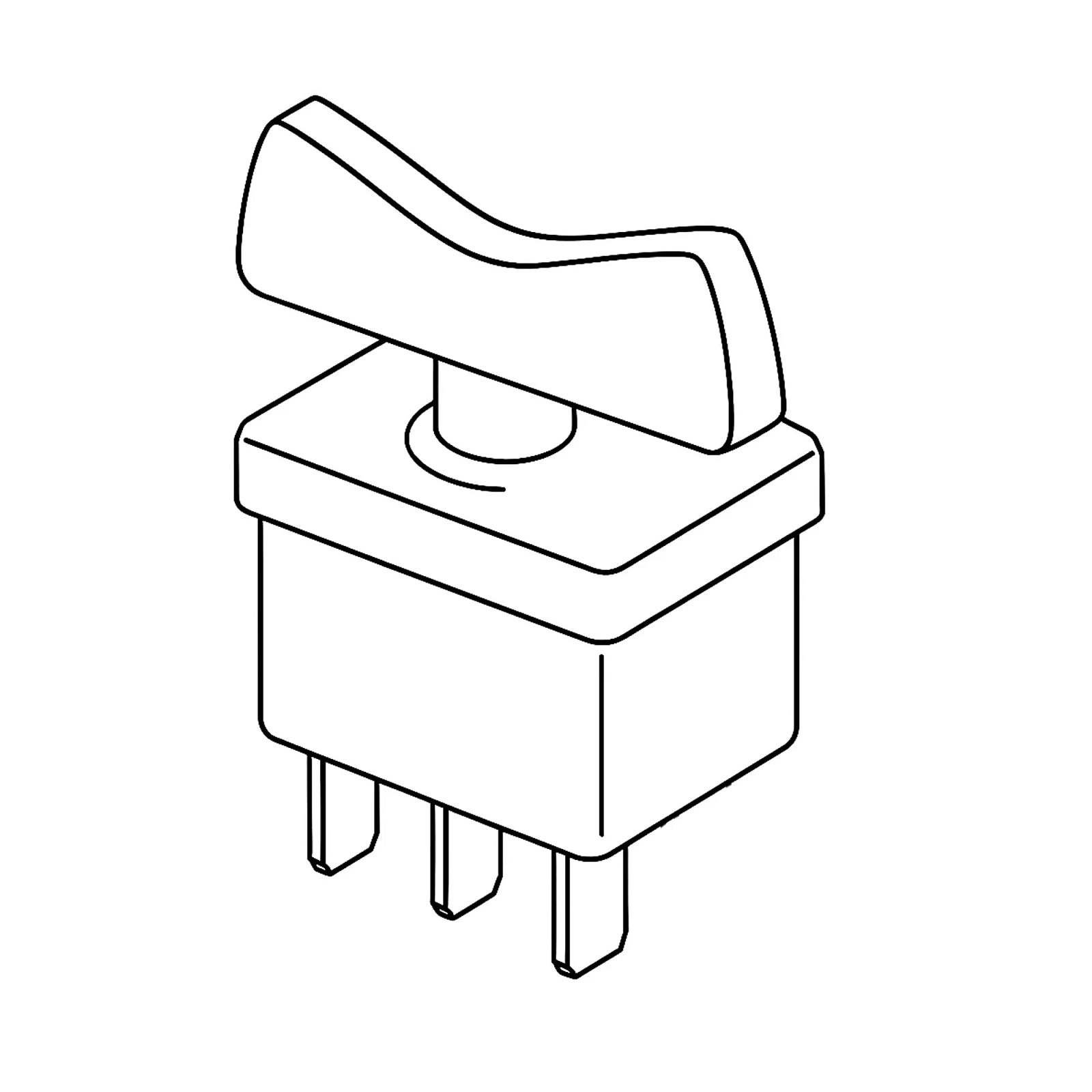AH112169: Fits John Deere AH112169 Armrest Control Panel Toggle/Rocker Switch – Genuine OEM