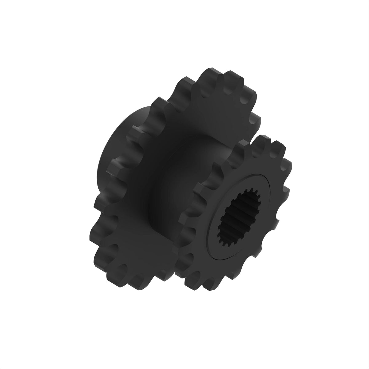 AH115267: Fits John Deere AH115267 Walker and Shoe Drive Chain Sprocket, 15 and 18 Teeth – Genuine OEM