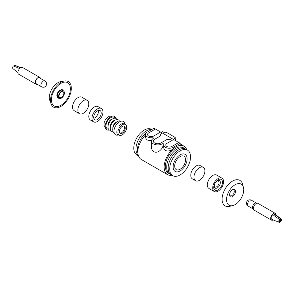 AH131049: Fits John Deere AH131049 Brake Hydraulic Cylinder – Genuine OEM