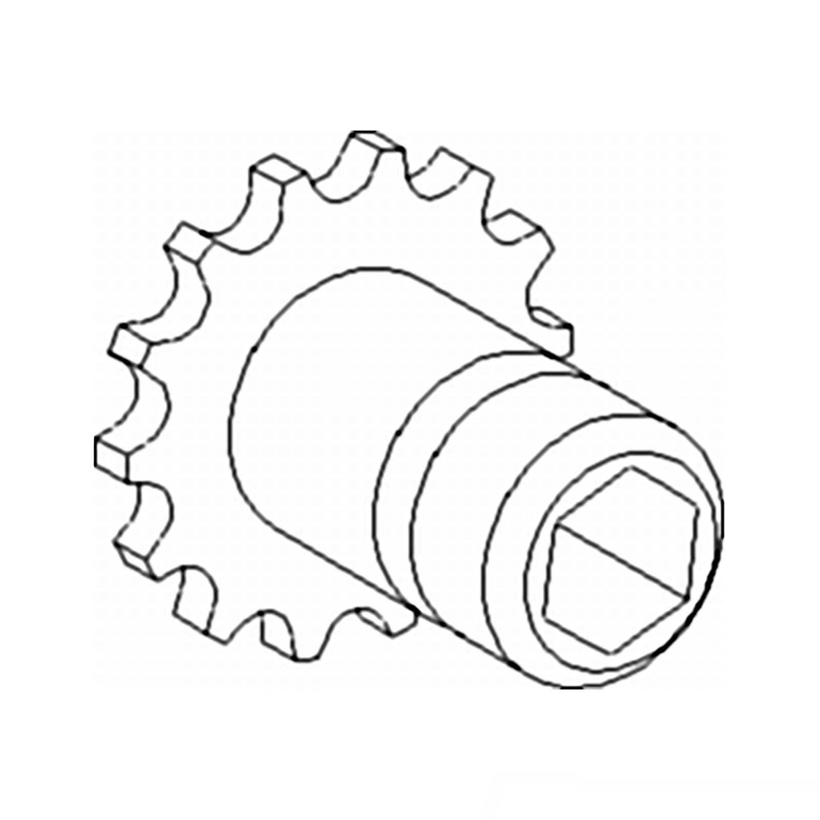 AH143069: Fits John Deere AH143069 Drive Sprocket, 14 Teeth – Genuine OEM