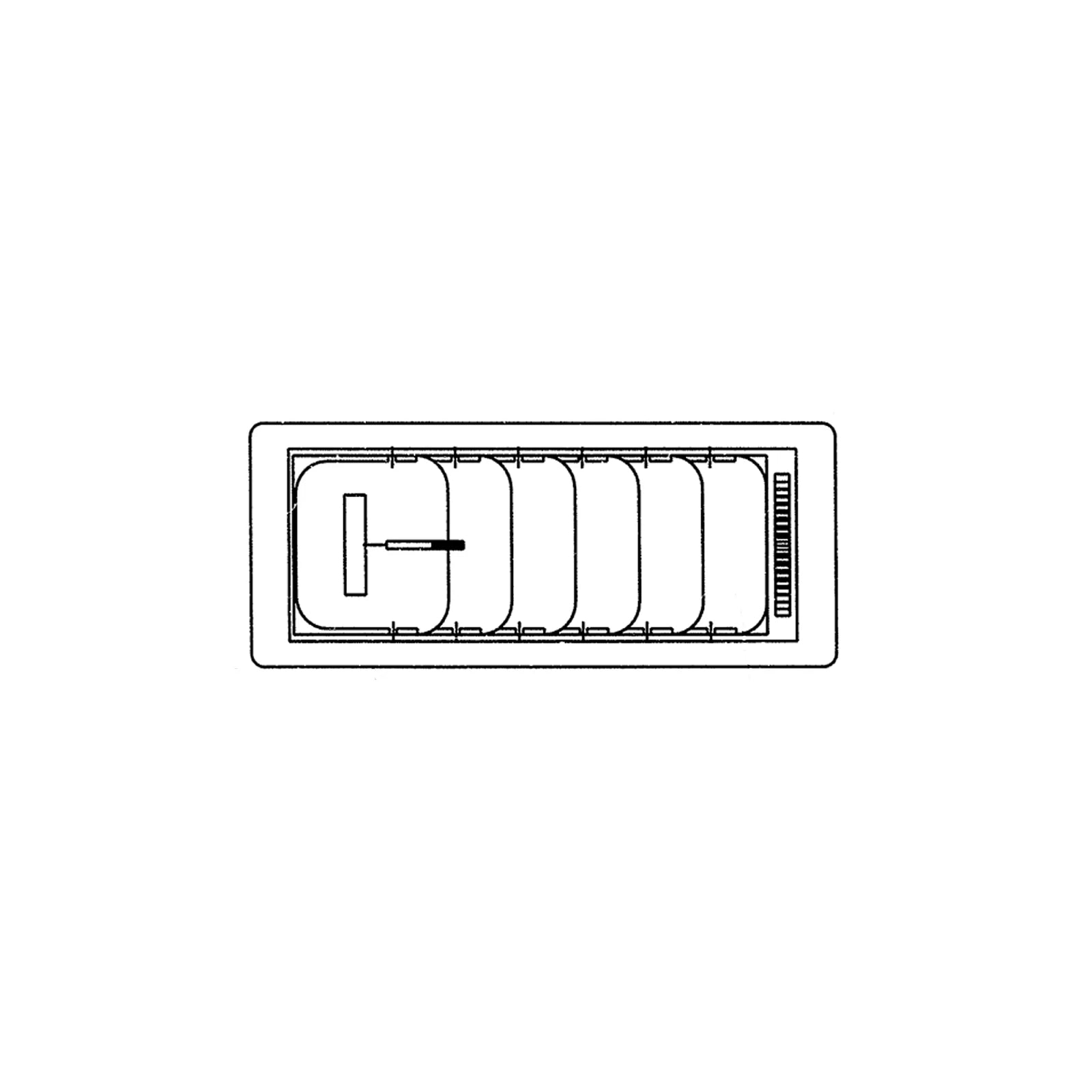AH149228: John Deere AH149228 Air Outlet Louver