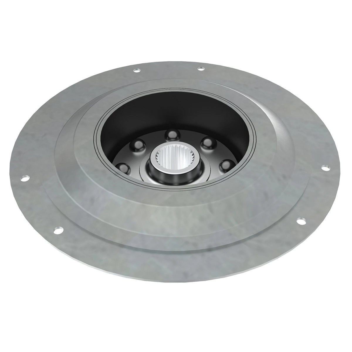 AH168456: Fits John Deere AH168456 Torsional Damper Splined Coupling with Hub – Genuine OEM