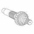 AH170343: Fits John Deere AH170343 Shaft – Genuine OEM