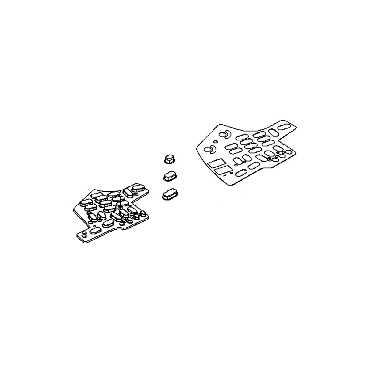 AH213289: Fits John Deere AH213289 Elastomeric Keypad Fitting Kit – Genuine OEM