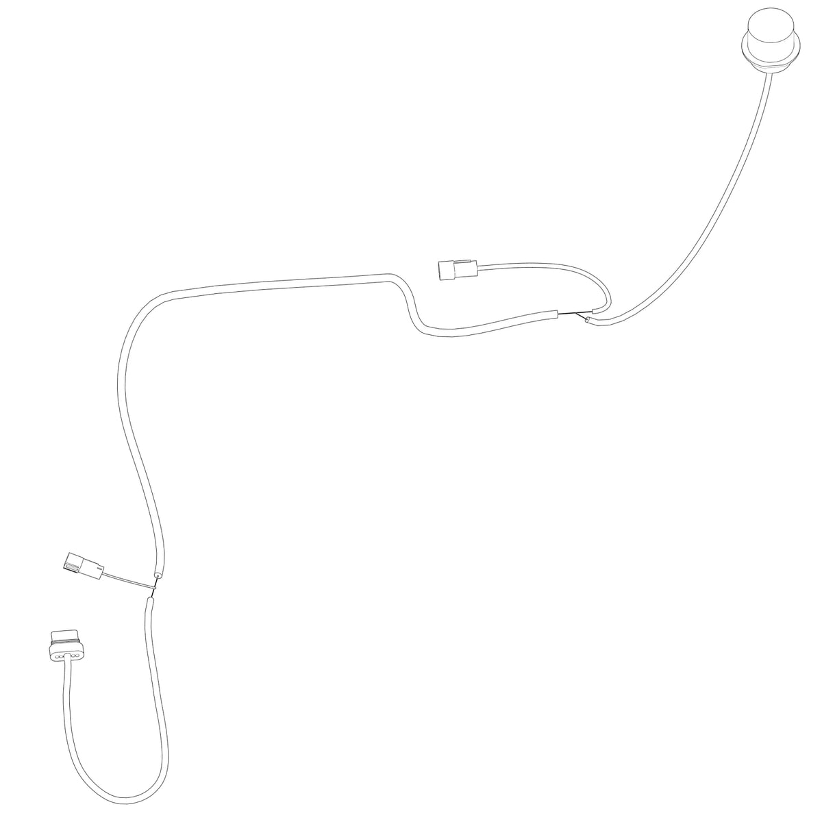 AH220231: Fits John Deere AH220231 Auxiliary Armrest Wiring Harness – Genuine OEM