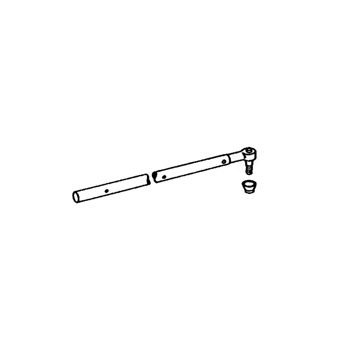 AH75404: Fits John Deere AH75404 Tie Rod Assembly with Shied – Genuine OEM