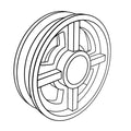 AH88920: Fits John Deere AH88920 Feeder House Pulley – Genuine OEM