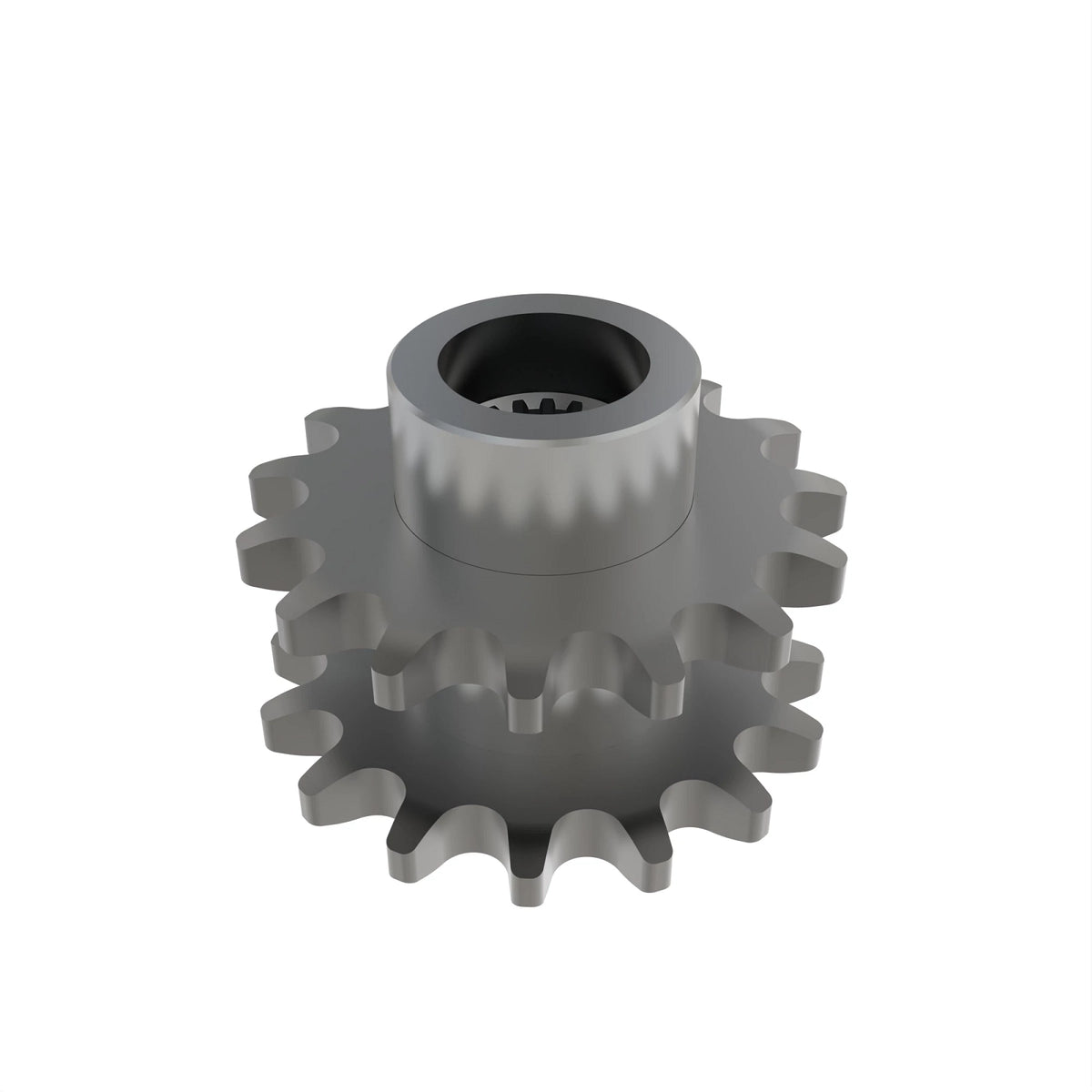 AH92689: Fits John Deere AH92689 Walker and Shoe Drive Double Chain Sprocket, 15 Teeth – Genuine OEM