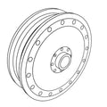 AH93628: Fits John Deere AH93628 Cutterbar and Knife Drive Pulley – Genuine OEM