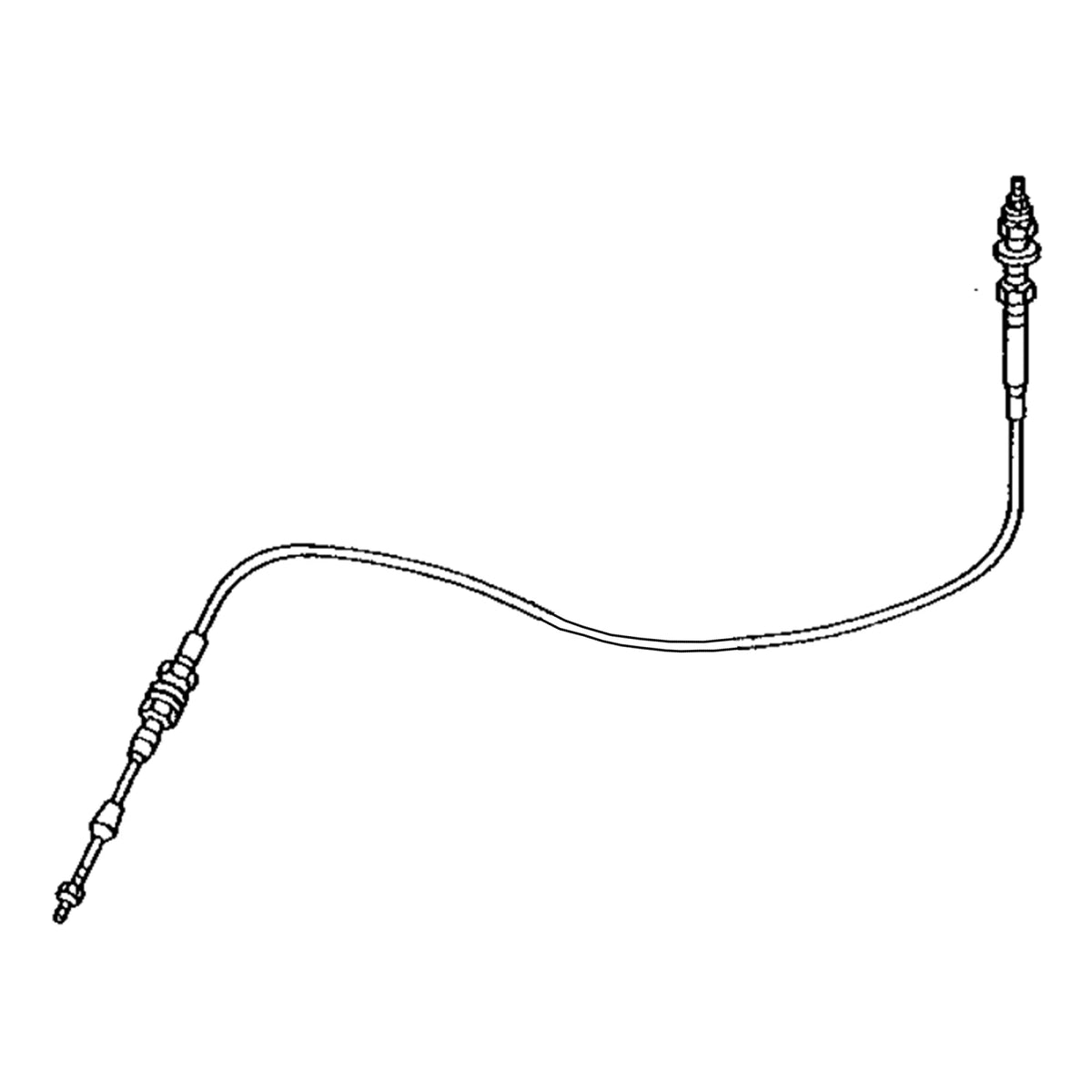 AH98833: Fits John Deere AH98833 Feeder House Reverser Control Cable – Genuine OEM