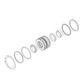 AHC10157: John Deere AHC10157 Hydraulic Cylinder Rod Seal Kit