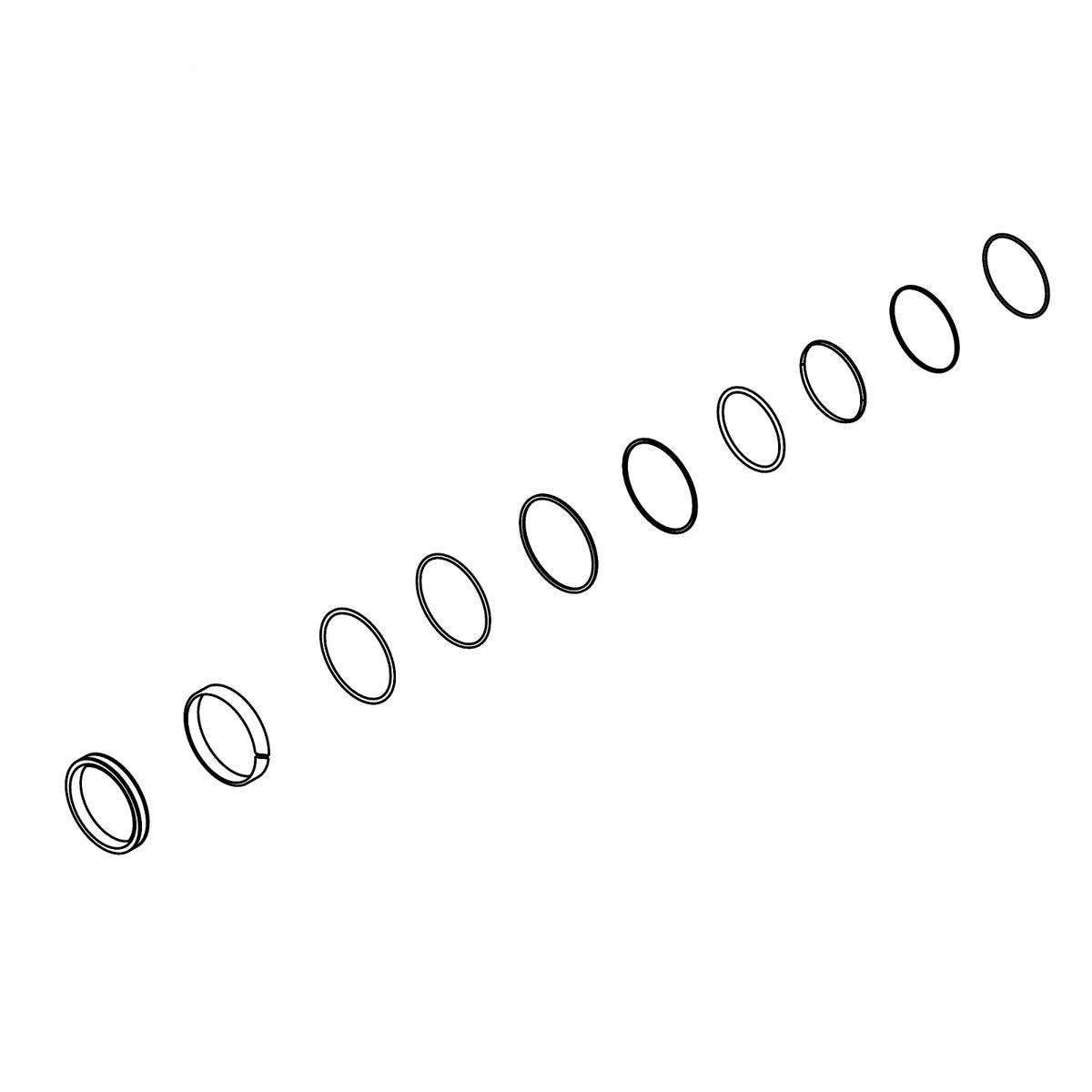 AHC19978: Fits John Deere AHC19978 Hydraulic Cylinder Bore Seal Kit – Genuine OEM