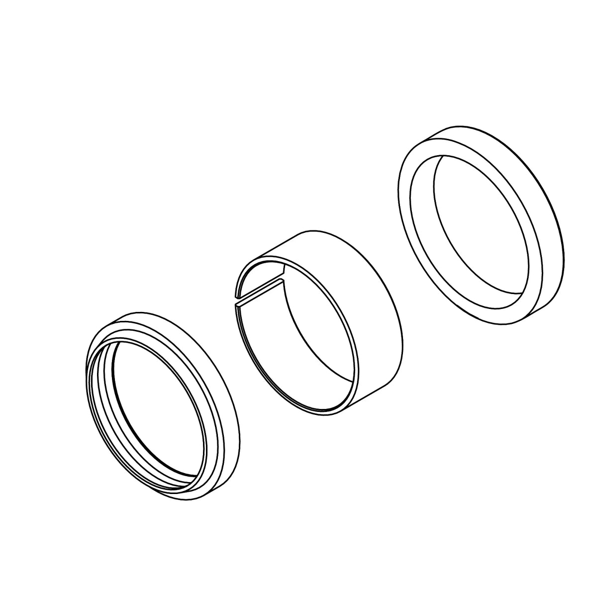 AHC21127: Fits John Deere AHC21127 Hydraulic Cylinder Bore Seal Kit – Genuine OEM