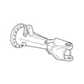AL113767: Fits John Deere AL113767 Front Axle RH Housing – Genuine OEM
