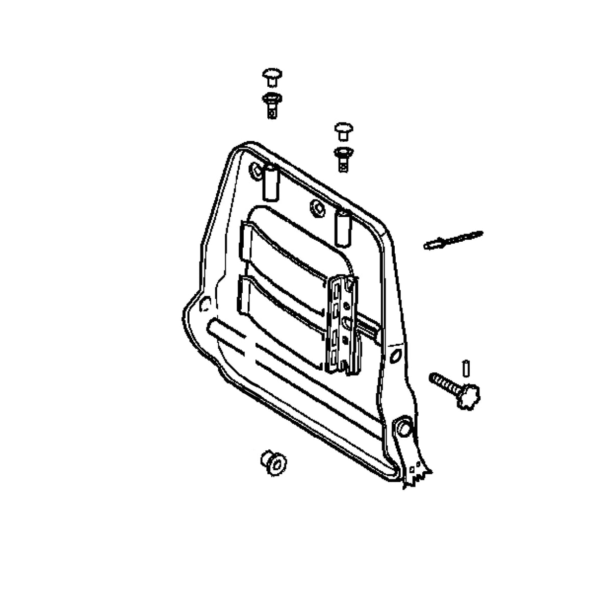 AL117311: Fits John Deere AL117311 Seat Comfort Plate – Genuine OEM