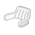 AL151008: Fits John Deere AL151008 Seat Backrest Yellow Cushion – Genuine OEM