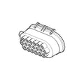 AL167996: Fits John Deere AL167996 Air Cleaner Deflector – Genuine OEM