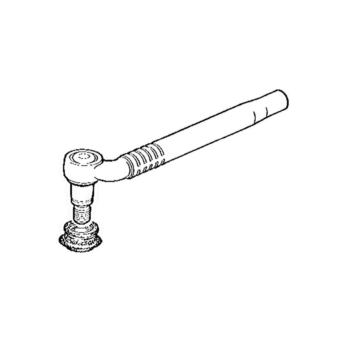 AL168705: Fits John Deere AL168705 Left Side Front Axle Drive Tie Rod Ball Joint – Genuine OEM