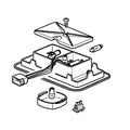 AL170726: Fits John Deere AL170726 Dome Lamp Assembly – Genuine OEM