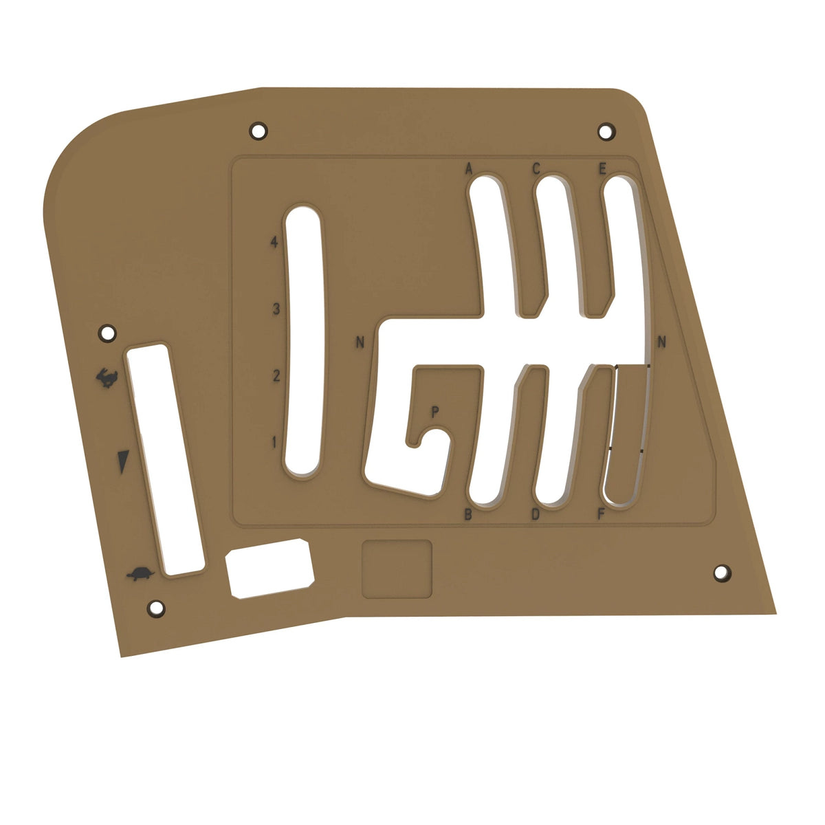 AL173546: Fits John Deere AL173546 Gear Shift Guide Panel – Genuine OEM