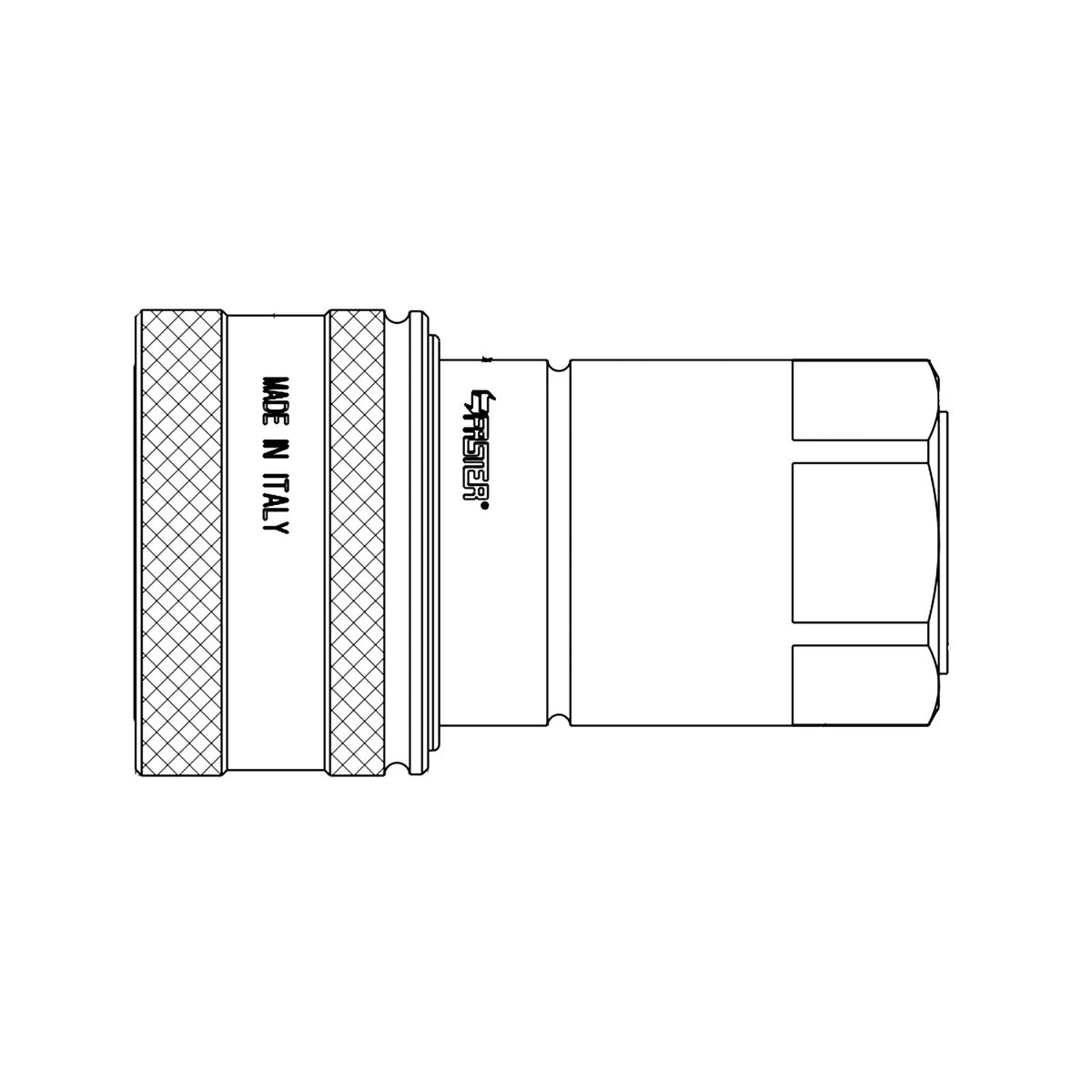 AL174797: Fits John Deere AL174797 Hydraulic Quick Coupler Socket – Genuine OEM