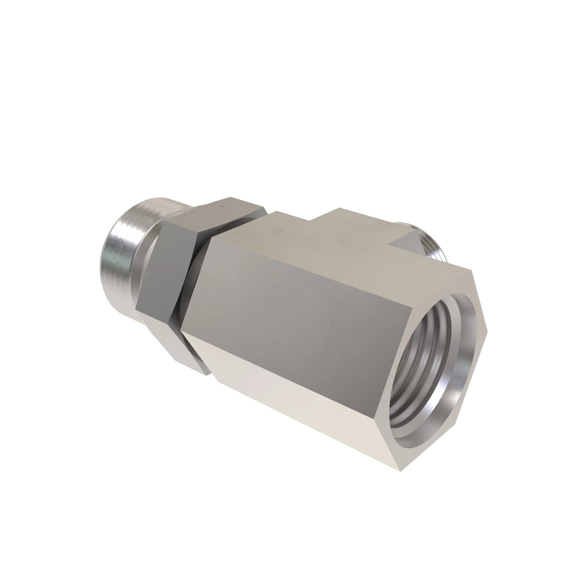 AL175268: Fits John Deere AL175268 Adjustable Run Tee to Internal Thread Hydraulic Fitting – Genuine OEM