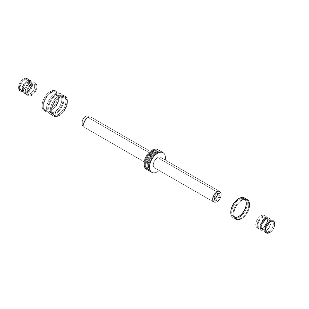 AL175595: Fits John Deere AL175595 MFWD Steering Cylinder Bar – Genuine OEM