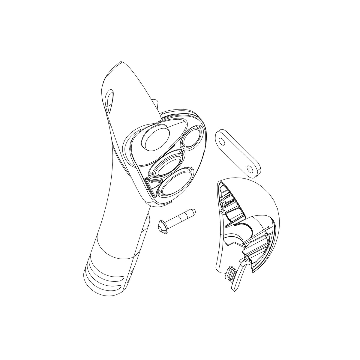 AL177953: Fits John Deere AL177953 AutoQuad™ Range Shifting Grip – Genuine OEM