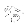 AL179971: Fits John Deere AL179971 Two Rear Work Floodlamps – Genuine OEM