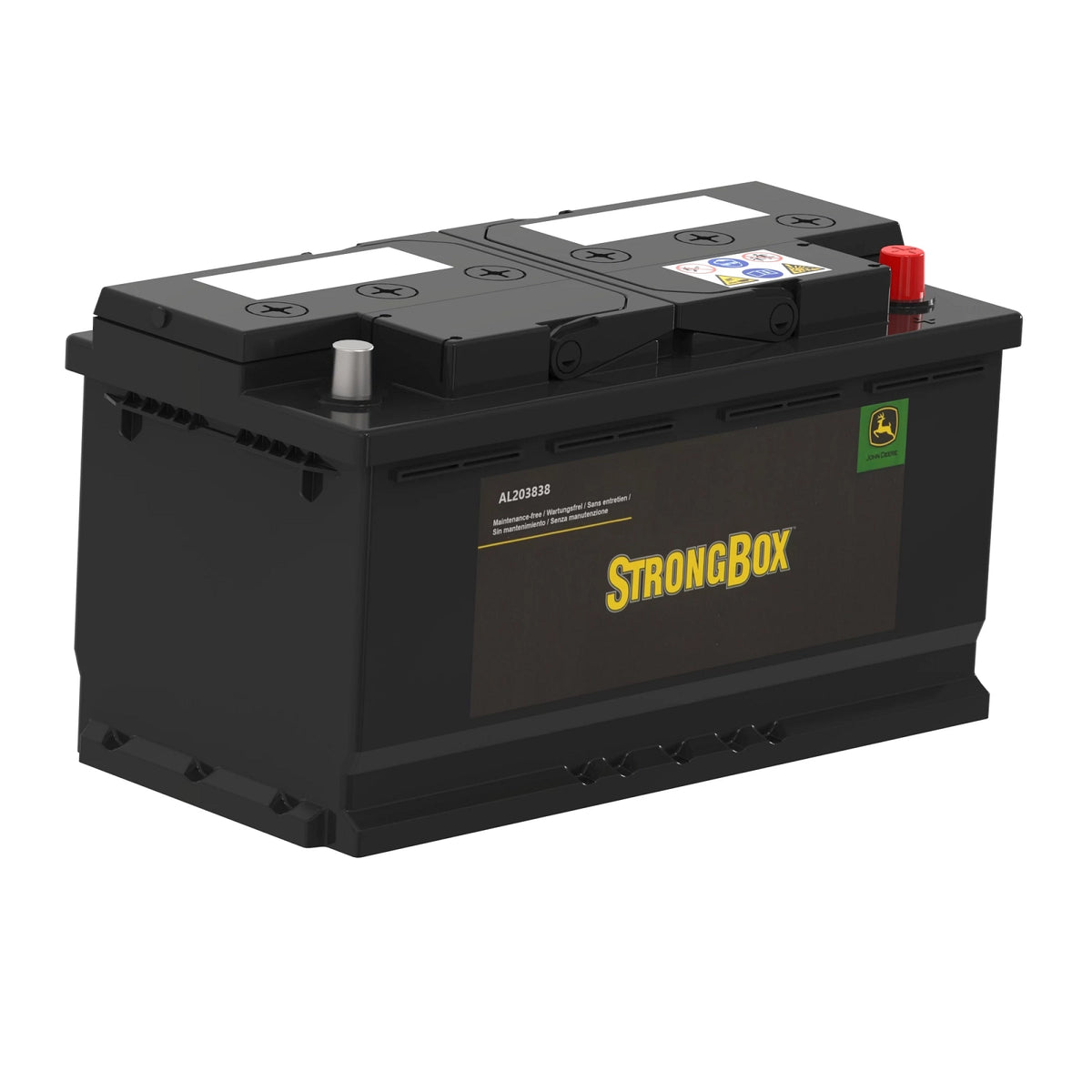 AL203838: Fits John Deere AL203838 12 Volt Battery, Wet Charged, 88 Ah, 650/680 CCA, L5 (H8) BCI – Genuine OEM