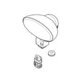AL204759: Fits John Deere AL204759 Rear Worklight Kit – Genuine OEM