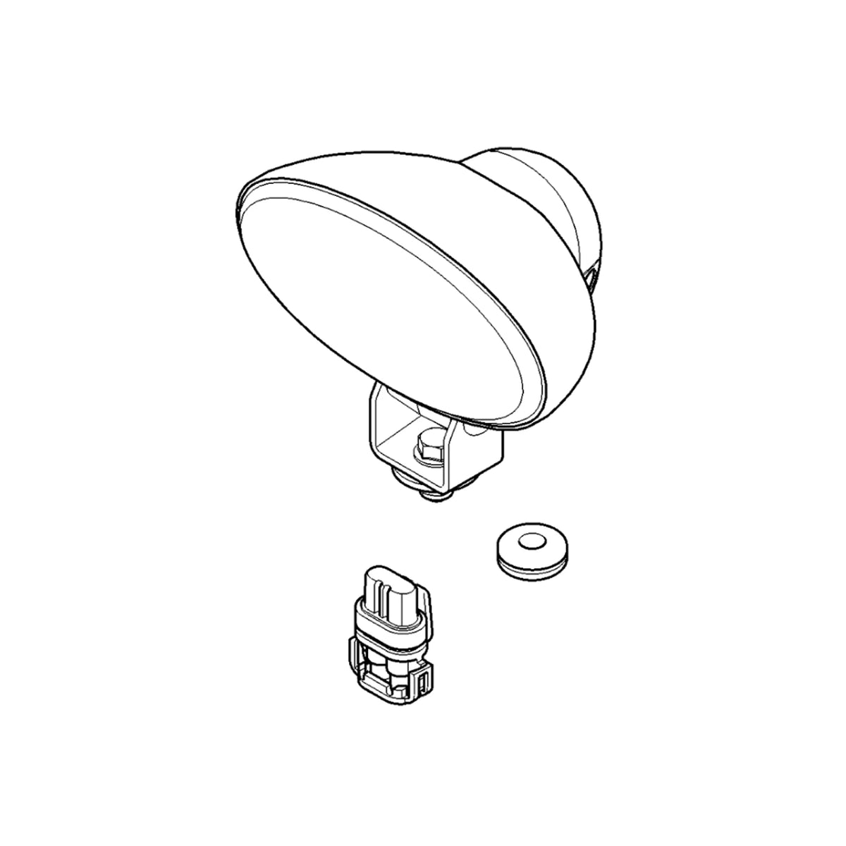 AL204759: Fits John Deere AL204759 Rear Worklight Kit – Genuine OEM