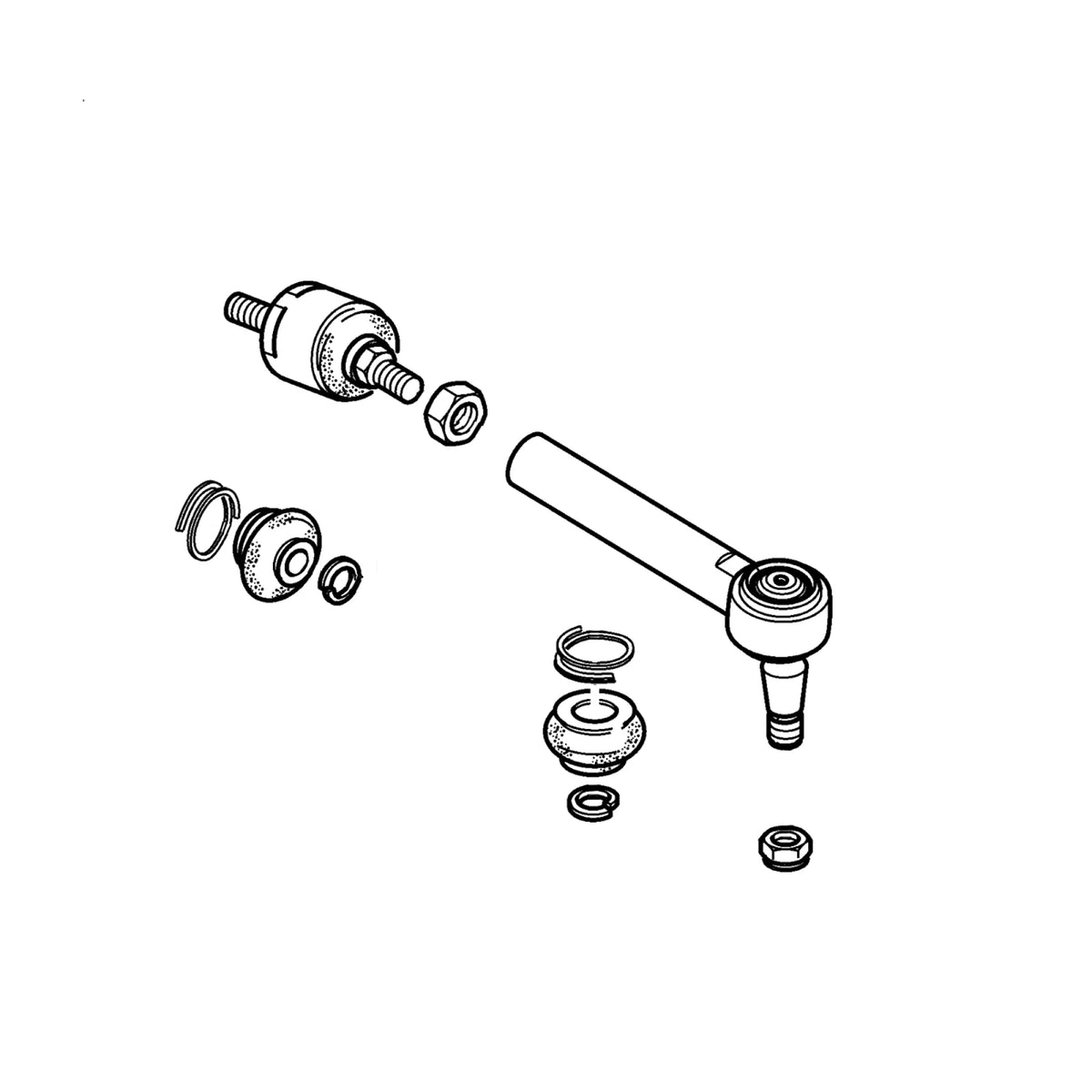 AL204775: Fits John Deere AL204775 Front Axle with MFWD Tie Rod Assembly – Genuine OEM