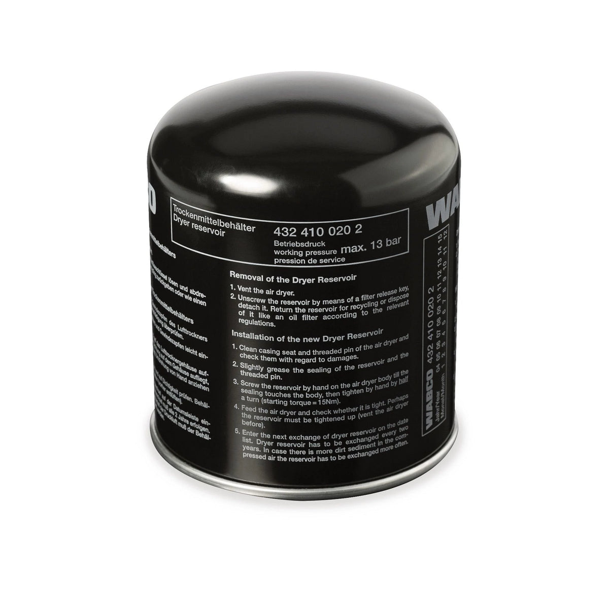 AL204884: Fits John Deere AL204884 Premium Air Dryer Cartridge – Genuine OEM