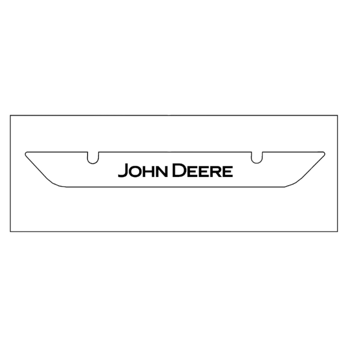 AL208657: Fits John Deere AL208657 Logo Label – Genuine OEM